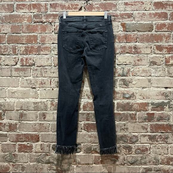 Free People Great Heights Frayed Jeans Size 24 - Picture 8 of 11